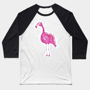 What the Flamingo Baseball T-Shirt